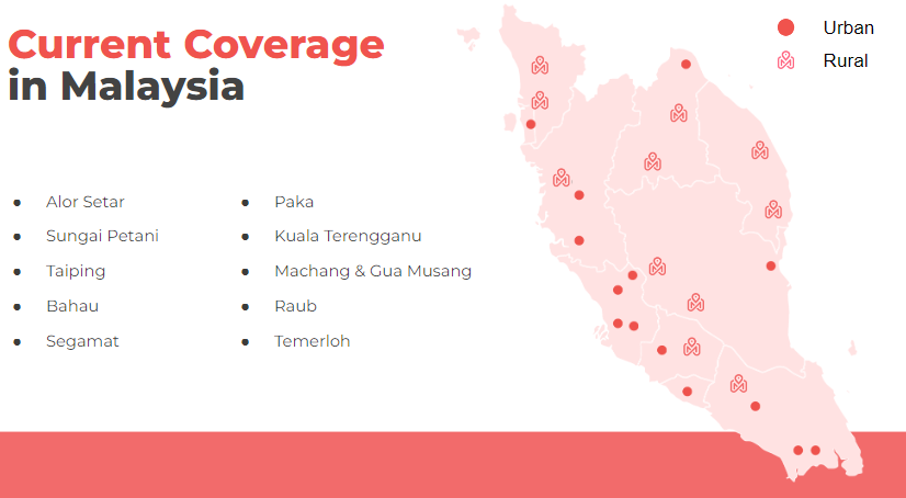 Ninja Mart coverage in Malaysia